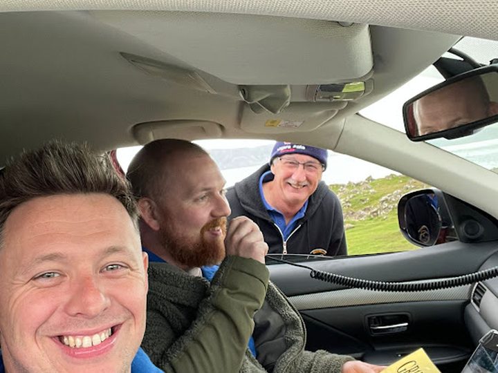 The mobile operating team during the Rathlin event.