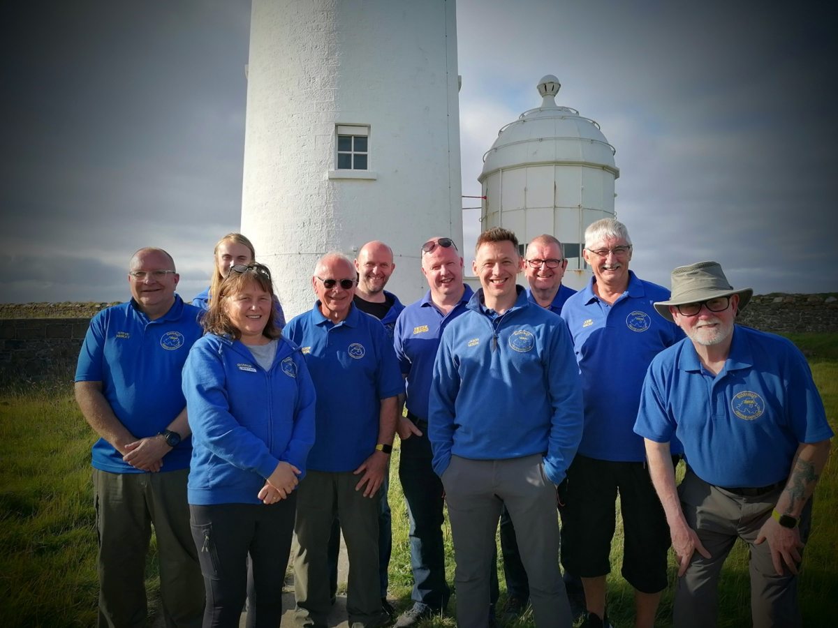 Bushvalley ARC group photographed at the lighthouse